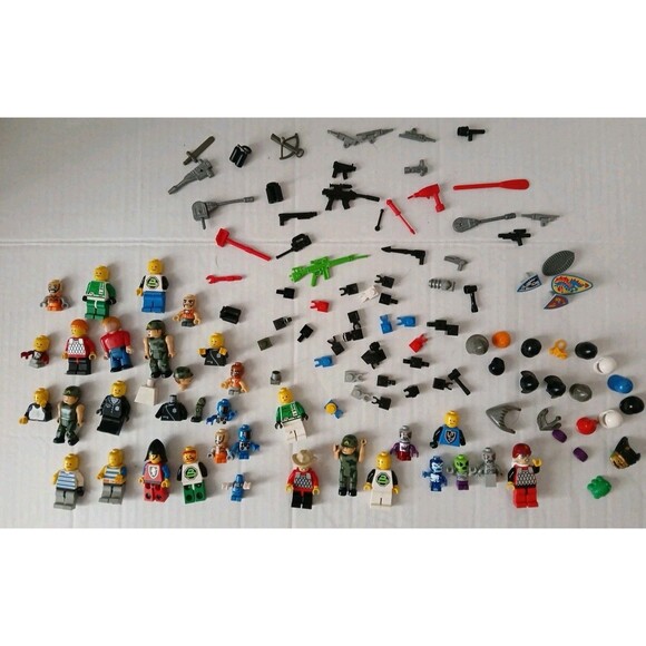 Lego Minifigures and Accessories Lot Read Description